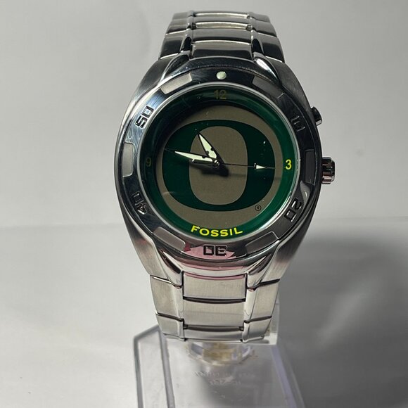 Oregon Ducks NCAA Stainless-Steel Kaleido Watch by Fossil NEW (RARE)